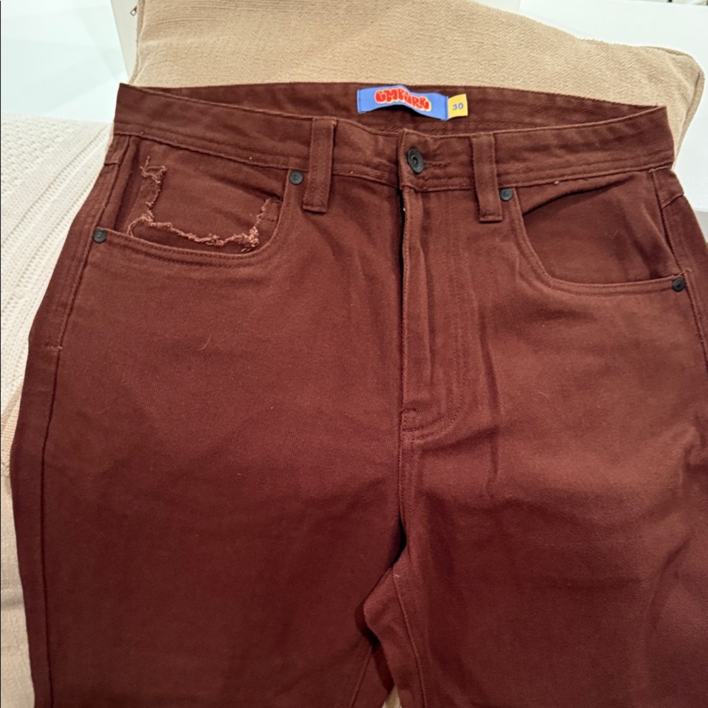 Empyre Men's Relaxed Fit Jeans - Brown